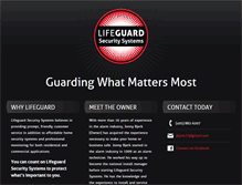 Tablet Screenshot of lifeguardsecuritysystemsok.com